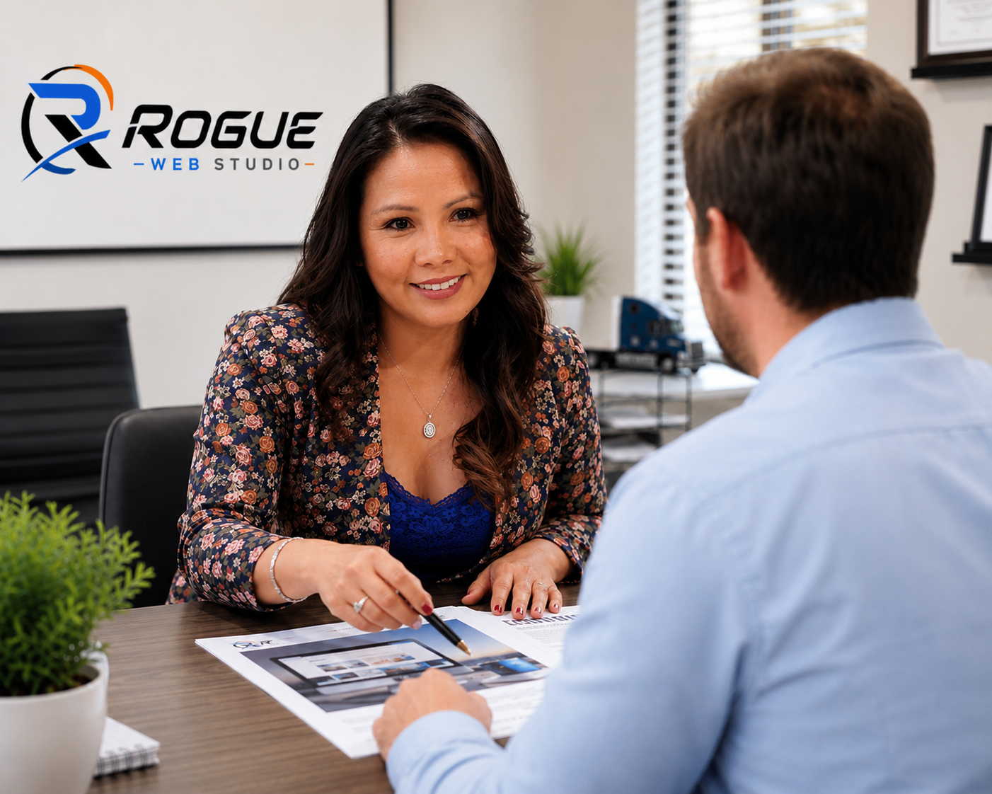 Sharon, founder of Rogue Web Studio